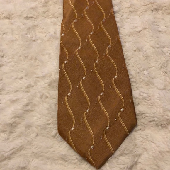 Donna Karan silk blend hand made designer tie business formal date meeting - Picture 7 of 11
